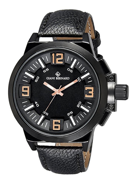 Men Black Analogue Watch GB-126C