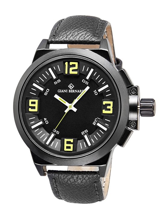 Men Black Analogue Watch GB-126D