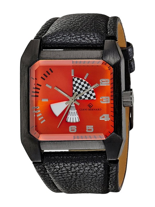 Men Red Analogue Watch GBM-03B