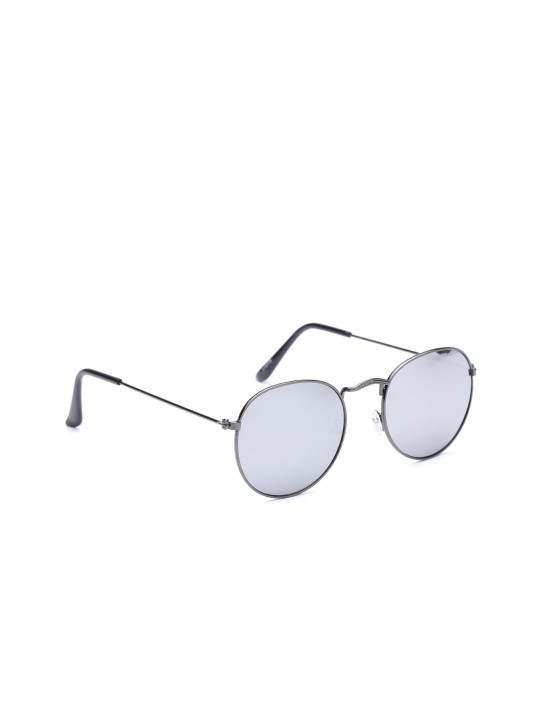 Unisex Mirrored Oval Sunglasses Retro-SM2110-C2