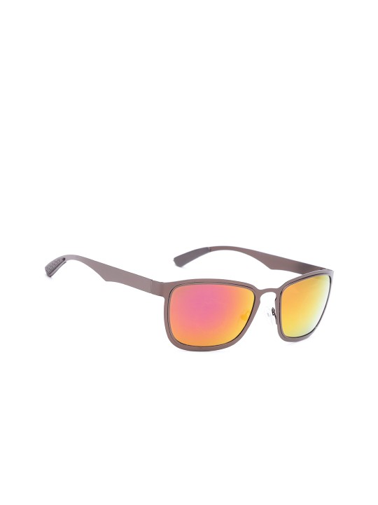 Unisex Mirrored Rectangle Sunglasses Frolic-SM2106-C1
