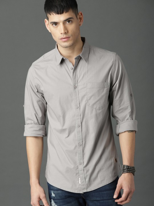 Roadster
Men Grey Sustainable Casual Shirt
