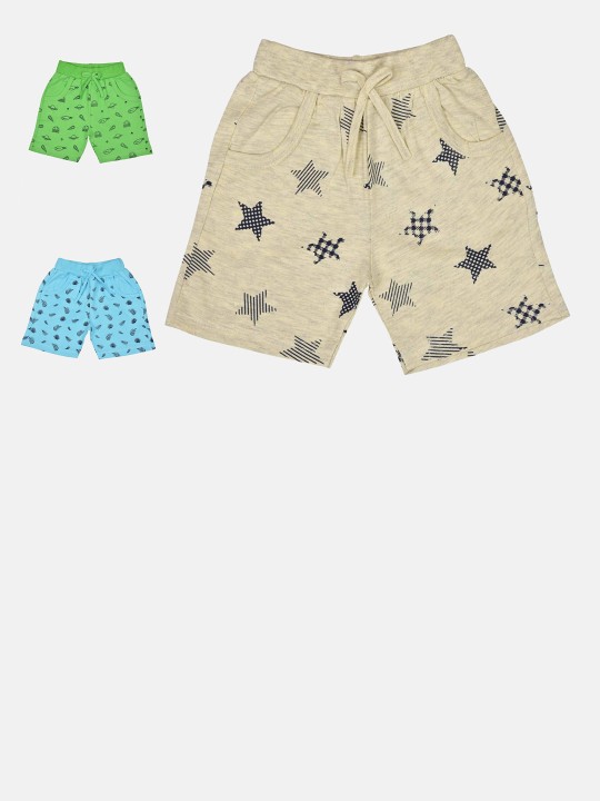 Born wear Kids Pack of 3 Shorts 6-12M