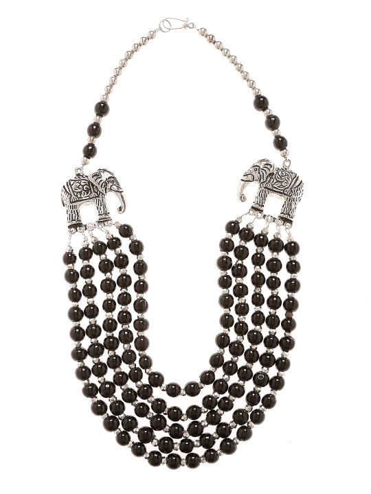 Buy Black Metal Necklace Online at 