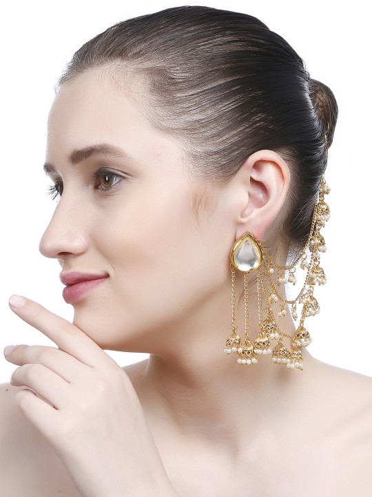 small gold earrings for upper ear