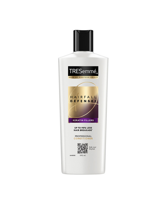 TRESemme Hair Fall Defence Conditioner with Keratin for Hair Fall Control - 190 ml