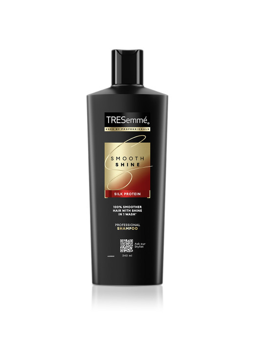 TRESemme Smooth & Shine Shampoo with Vitamin H & Silk Proteins for Silky Smooth Hair-340ml