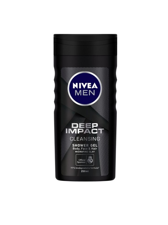 Nivea Men Deep Impact 3-in-1 Cleansing Shower Gel 250ml