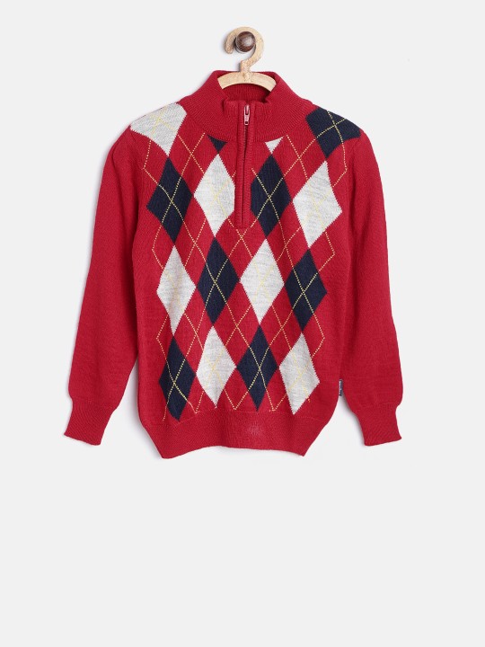 Boys Red Navy Blue Argyle Patterned Pu Buy Online In Cambodia At Desertcart - roblox argyle sweater