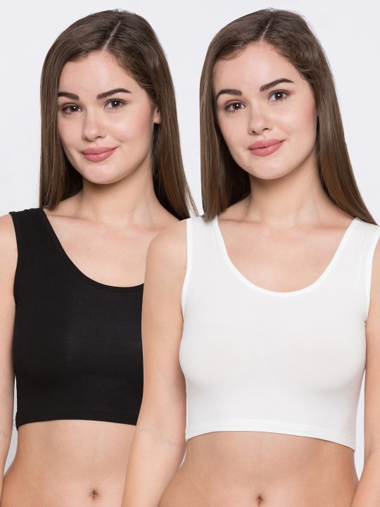 Pack of 2 Camisoles CS-D002BKWH