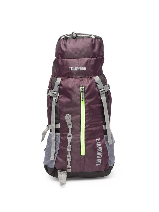 Unisex Purple Solid Rucksack
