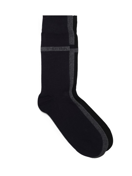 Men Pack of 3 Assorted Calf Length Socks ECB177