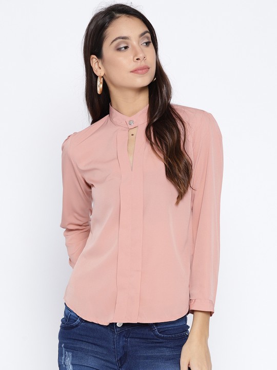 dusty pink shirt womens