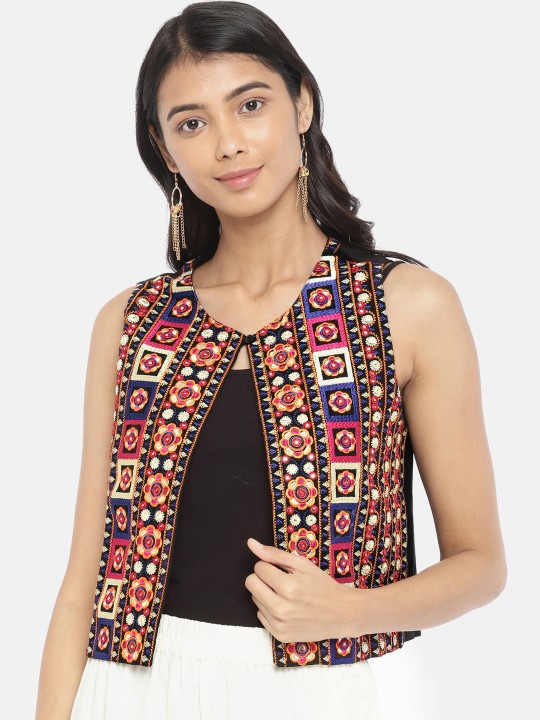 Ethnic waistcoat for ladies on sale online