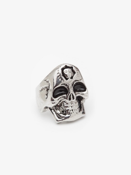 Men Silver-Toned Stainless Steel Ring