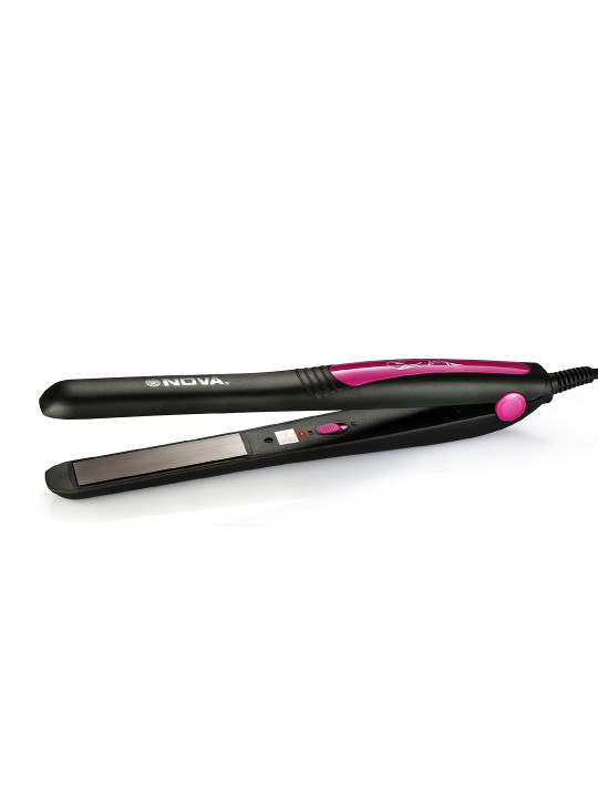 NOVA NHS 840 Pro Shine Hair Straightener Black & Pink