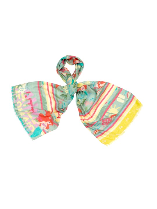 Multicoloured Printed Scarf