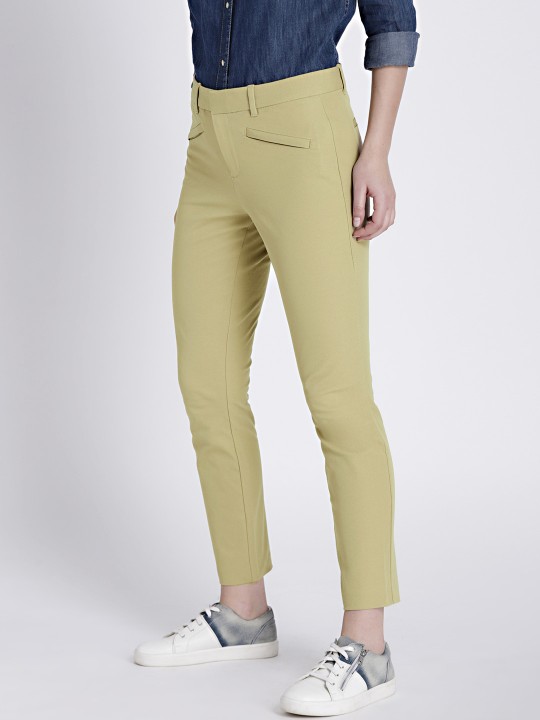 khaki skinny ankle pants