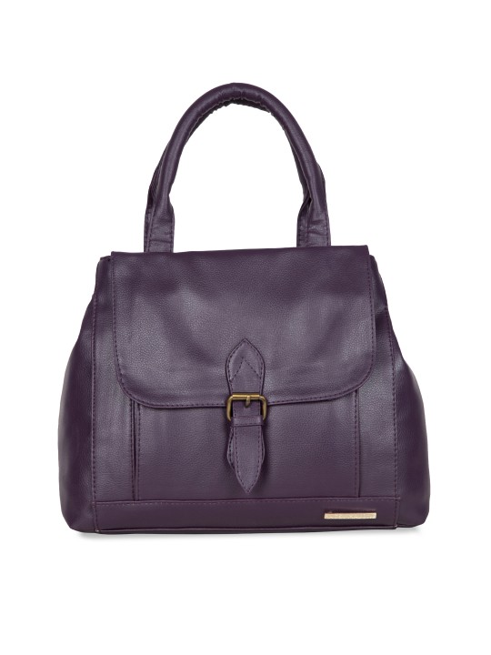 Purple Solid Handheld Bag