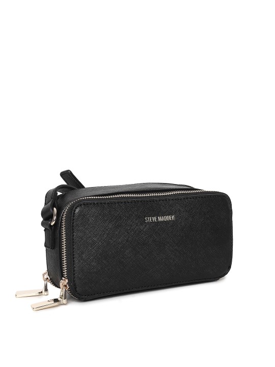 steve madden black sling bag