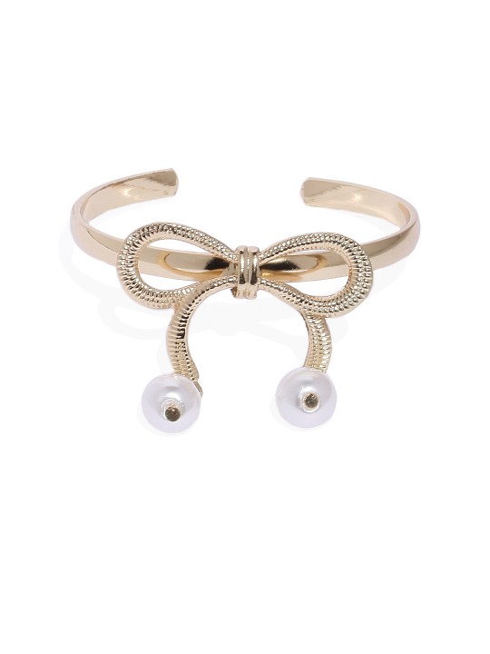 Gold-Toned Metal Cuff Bracelet