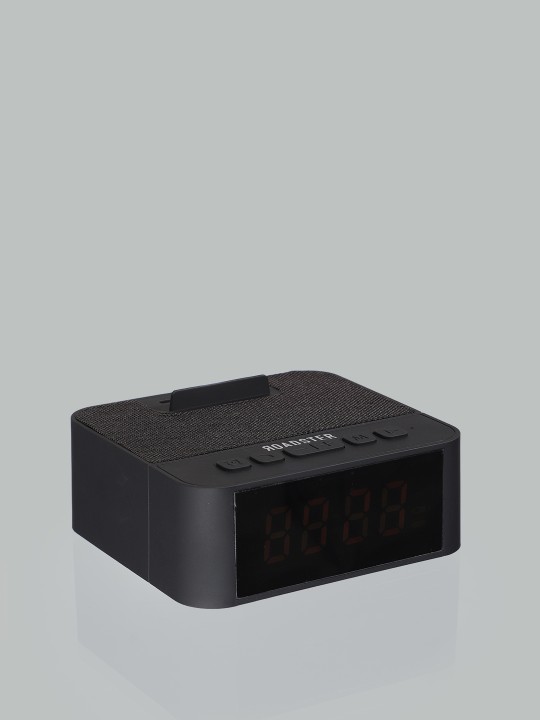 Black Portable Bluetooth Speaker with Clock & Timer MFB-PN-ZH-MS066