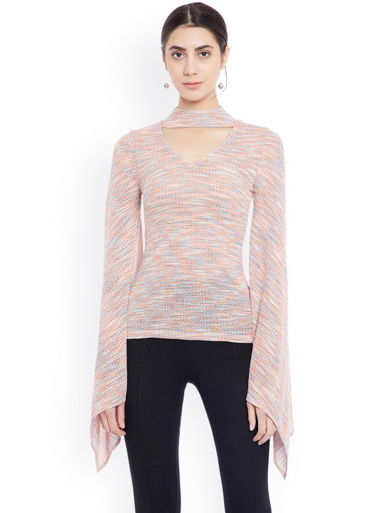 Women Multicoloured Self Design Top S
