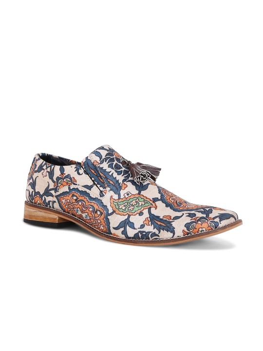KANVAS Men Multicoloured Formal Slip-Ons 6