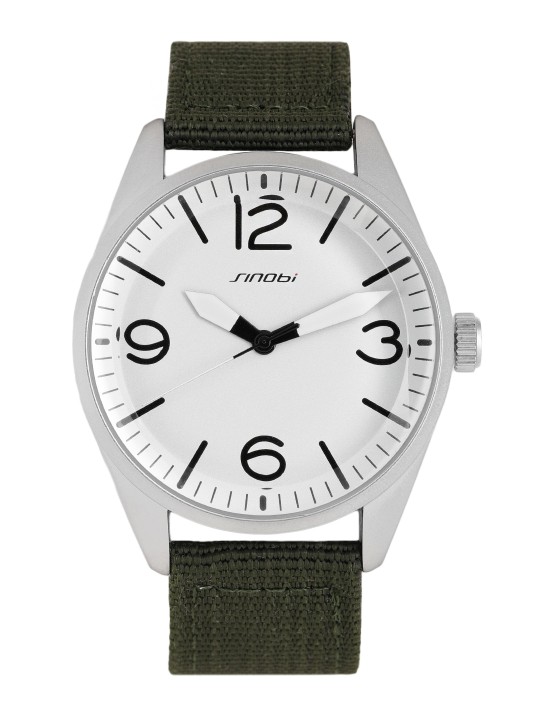 Men White Analogue Watch 11S9606G01