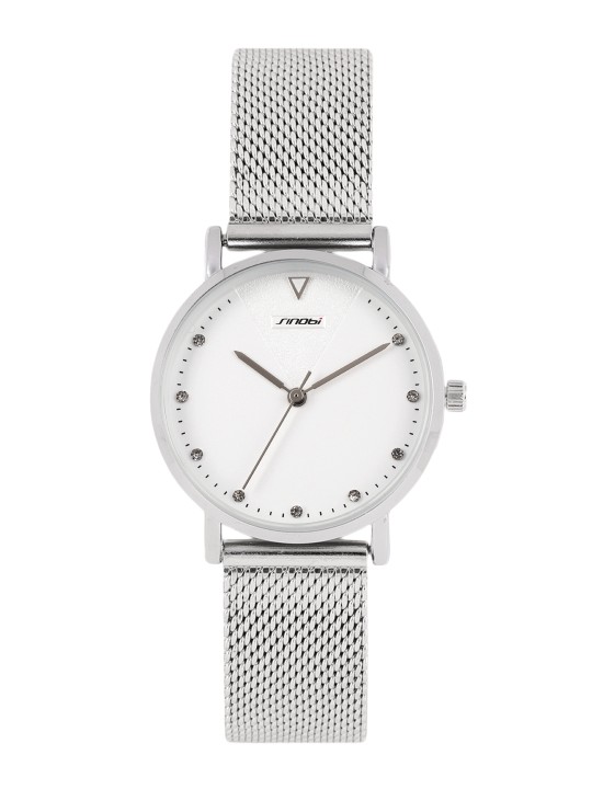 Women White Analogue Watch 11S9709L01