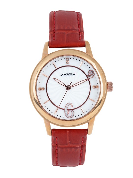 Women White Analogue Watch 11S9623L02