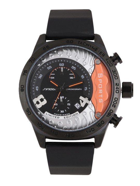Men Black Analogue Watch 11S9690G02