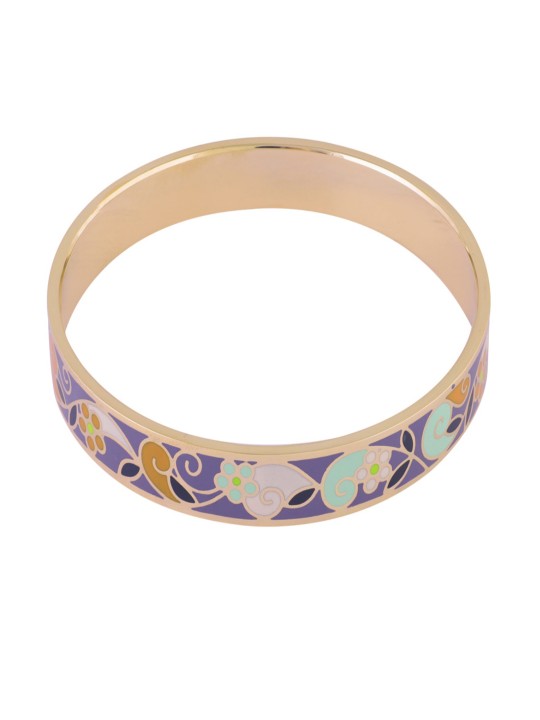Women Lavender Gold-Plated Bangle