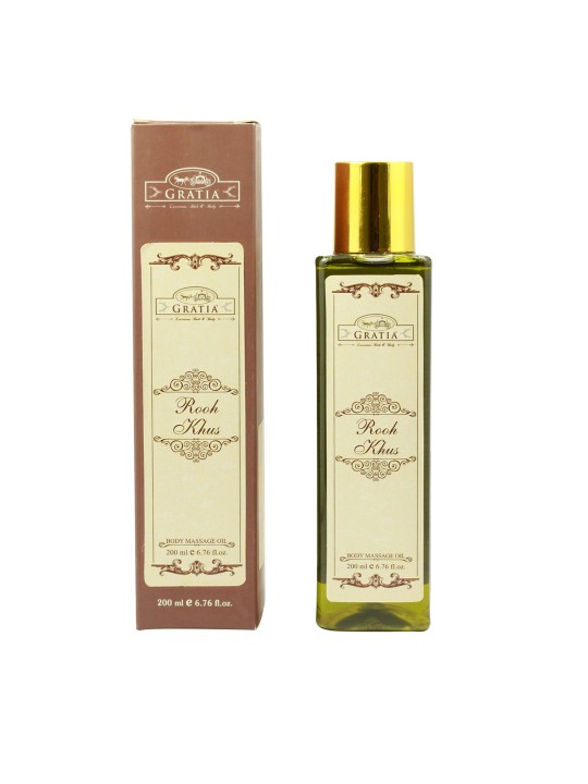 Unisex Rooh Khus Massage Oil 200ml
