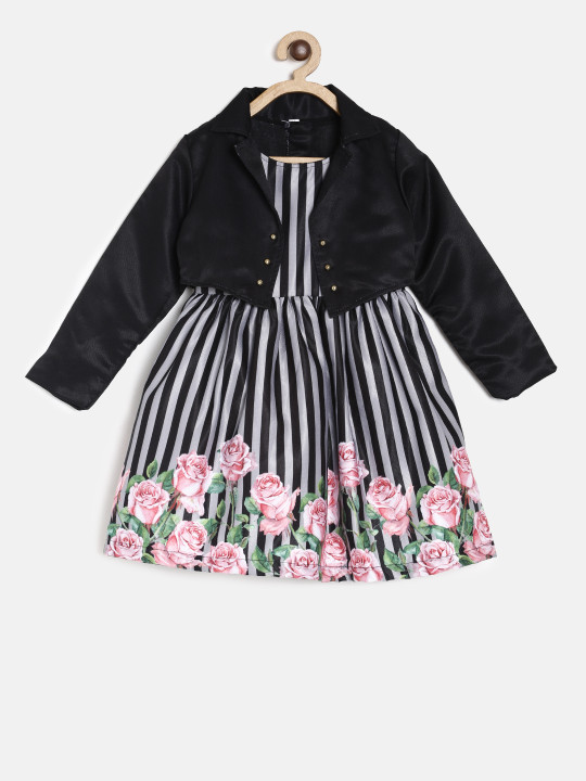 slim fit dress slacks ALINA PLEATED KNIT FIT AND FLARE MINI DRESS IN BLACK AND WHITE  AKIRA