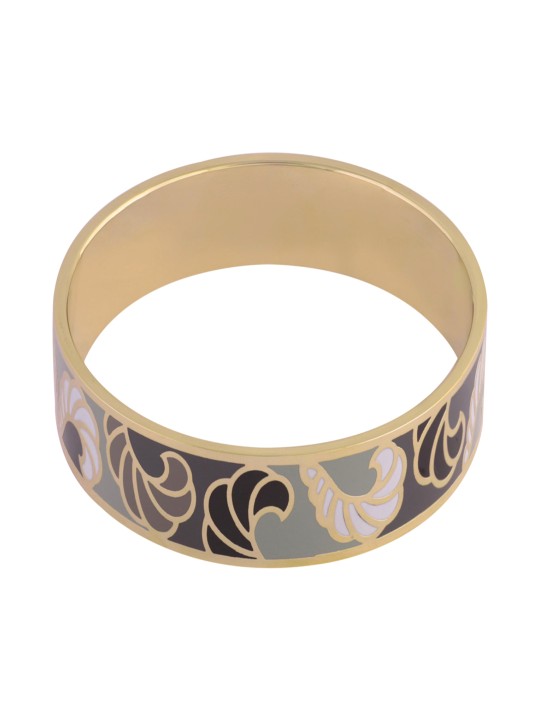 Women Gold-Plated & Multicoloured Bud Bangle