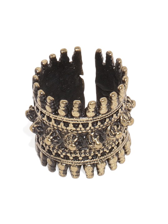 Women Bronze-Toned Copper-Plated Antique Finger Ring