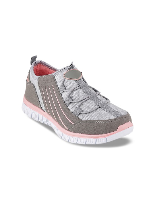 Women Grey Slip-On Sneakers 3