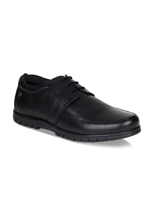 Men Black Patent Leather Derbys 6