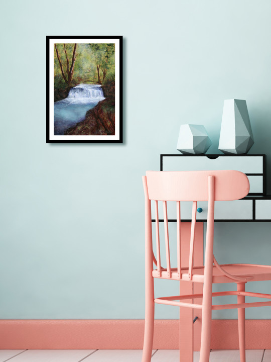 999Store Multicoloured Botanical Wall Painting