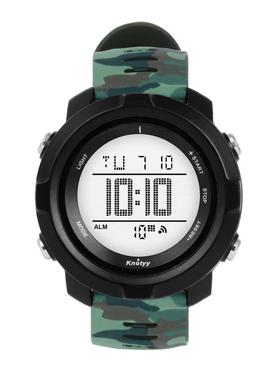 Men Olive Green Digital Watch KNTY-DD-SW240