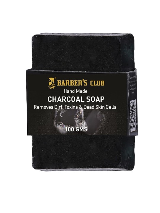 Men Hand Made Organic Charcoal Soap - 100 gms