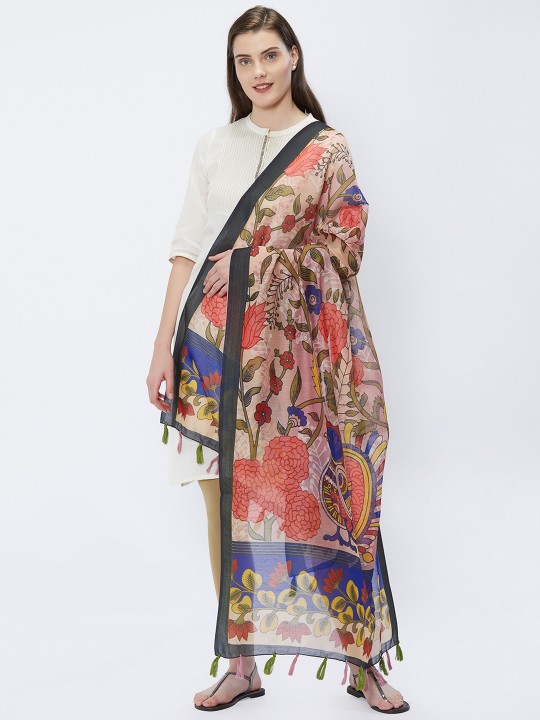 Multicoloured Printed Dupatta