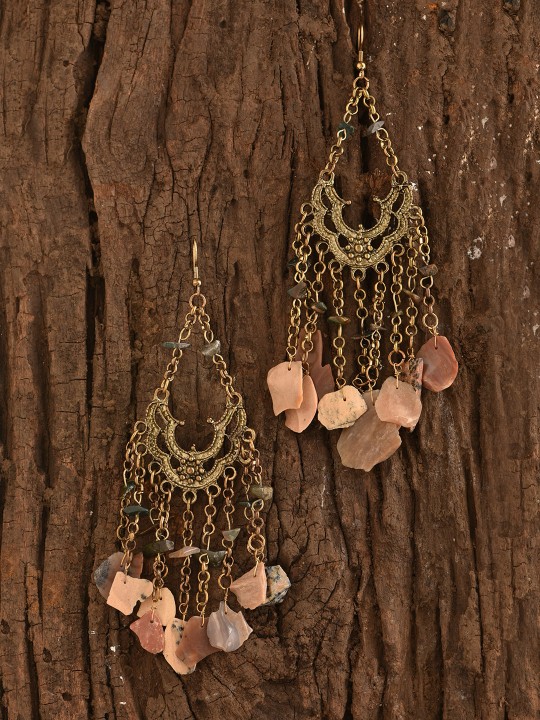 Multicoloured Contemporary Drop Earrings