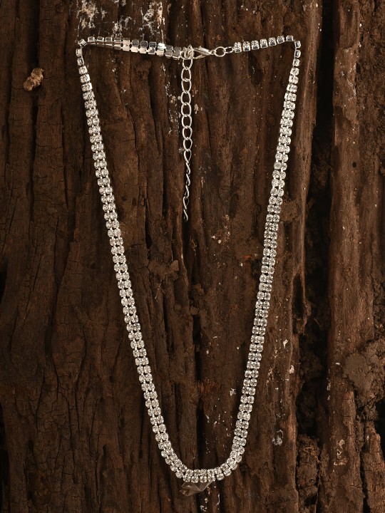 White Metal Necklace
