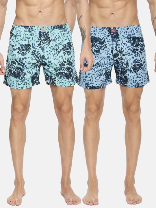 Men Pack of 2 Printed Boxers 04181195BOX34 M