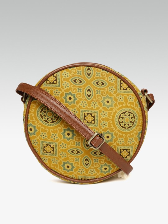 mustard yellow sling bag