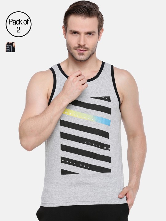 Men Pack of 2 Tank Top MNAL-431-PO2 S