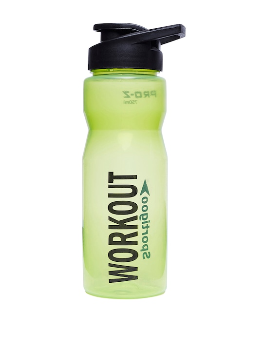 Men Green & Black PRO-Z Translucent Water Bottle 750 ML