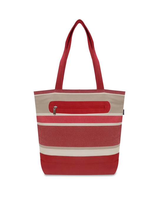 Red Striped Shoulder Bag